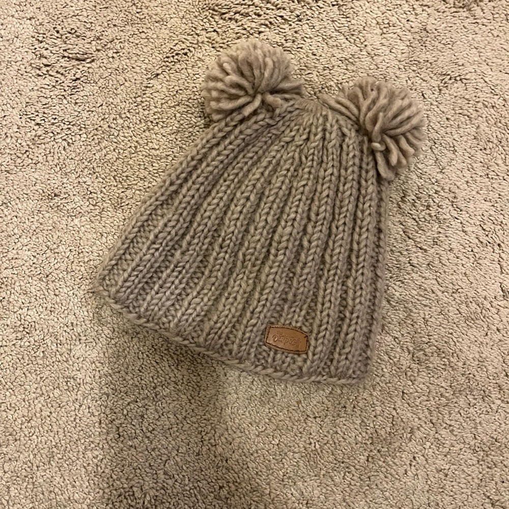 Double pompom beanie